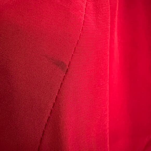 Rory Beca dress faux wrap red mini 100% silk - Picture 10 of 10